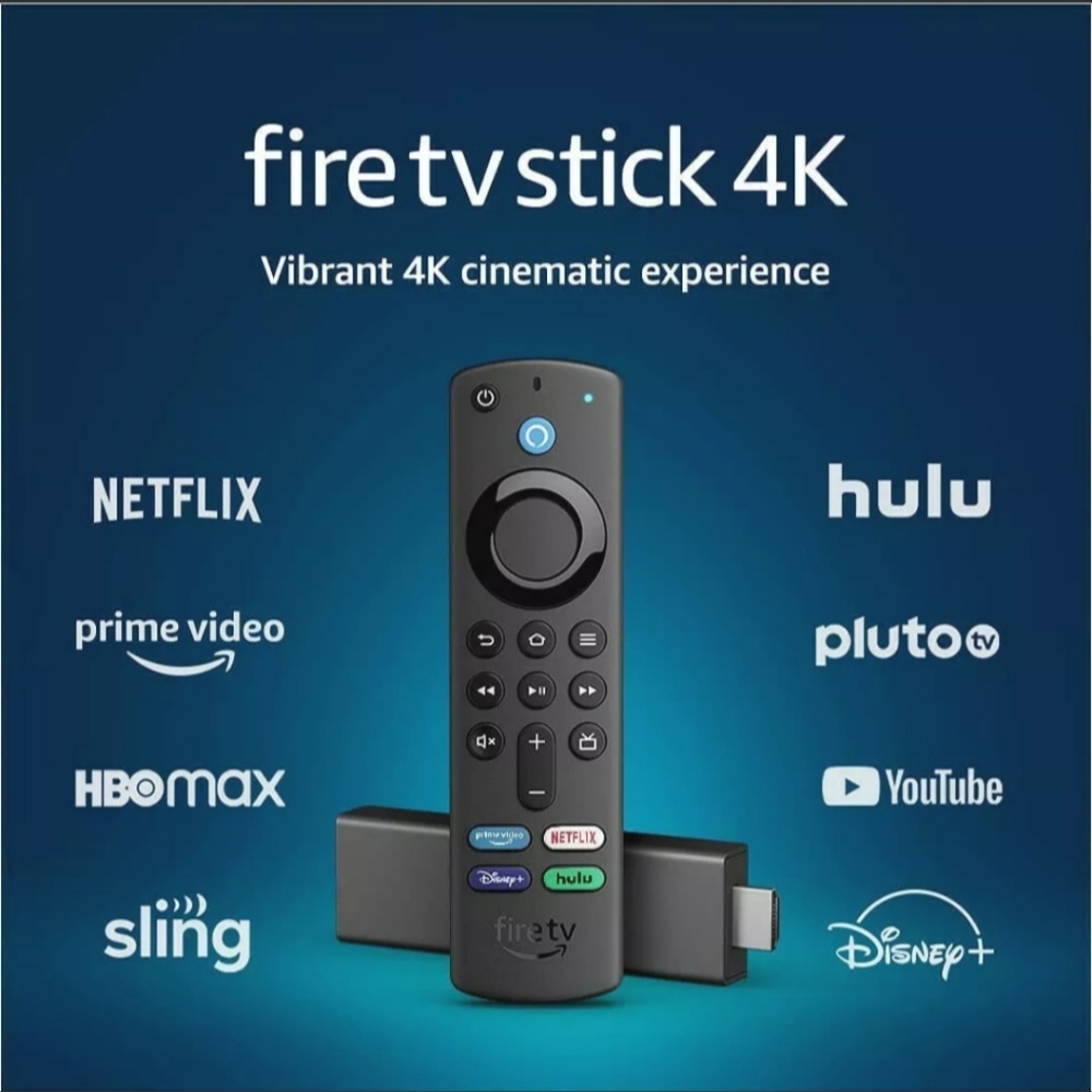 CRACKED AMAZON 4K FIRESTICK W/ ALEXA VOICE ( SEE DESCRIPTION)
